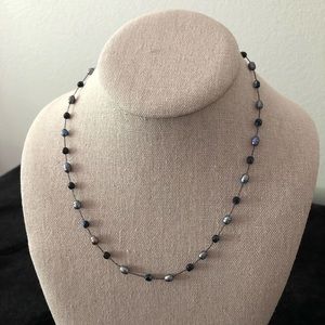Lia Sophia Iridescent Pearl Chain Necklace
